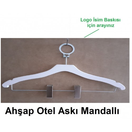 Otel Askısı Mandallı  